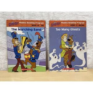 Scooby-Doo Phonics Reading Program Lot of 2 Scholastic Paperback